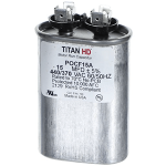 Oval Run Capacitor, 15 MFD, 370/440V